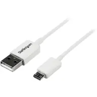 STARTECH USB Micro USB Átalakító Fehér 50cm USBPAUB50CMW
