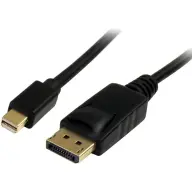 STARTECH Mini DisplayPort Átalakító Fekete 1m MDP2DPMM1M