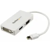 STARTECH Mini DisplayPort VGA/D-Sub + HDMI Átalakító Fehér 27cm MDP2VGDVHDW