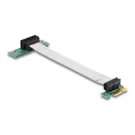 DELOCK Expansion card PCI Express x1 - x1 plug flexible 13 cm cable bal right pasting