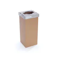 ÖKUKA Szelektív hulladékgyűjtő újrahasznosított 60 l RECOBIN Slim szürke
