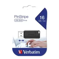 VERBATIM Store n Go PinStripe 16GB USB 2.0 Crno