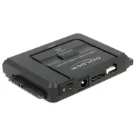 DELOCK USB PATA/IDE and SATA Converter Black 10cm 61486