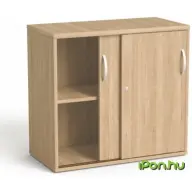 MAYAH Freedom SV-16 Cabinet asztalmagas tolóajtós shelved ash