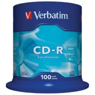 VERBATIM CD-R 52x 100kom Extra Protection cilindričan