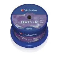 VERBATIM DVD+R 16x 50kom cilindričan