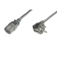 DIGITUS 230V-os IEC power cable Black 75cm AK-440109-008-S