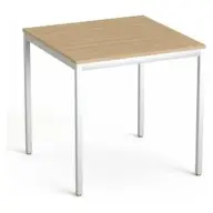 MAYAH Általános asztal fémlábbal 75x75 cm Freedom SV-37 kőris