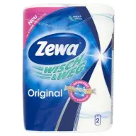 ZEWA Háztartási papírtörlő 2 rétegű 2 tekercses Wisch and Weg Klassik
