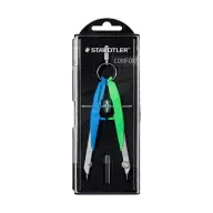 STAEDTLER Mars Comfort Neon Körző készlet precíziós 2 darabos neon kék/zöld