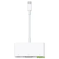 APPLE USB 2.0 Type C VGA/D-Sub transformator Bijela 15cm MJ1L2ZM/A