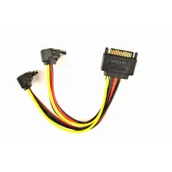 GEMBIRD SATA PSU Splitter Red 15cm CC-SATAM2F-02