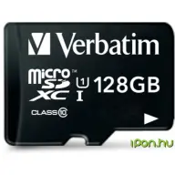 VERBATIM Premium U1 128GB MicroSDXC 10 MB/s 44085