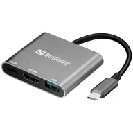 SANDBERG USB-C Mini Dock HDMI+USB