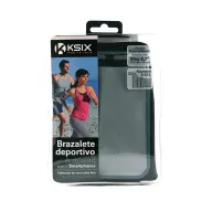 KSIX V-Armband Lycra with velcro universal for smartphone up to 5.7 inches fekete
