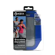 KSIX V-Armband Lycra with velcro universal for smartphone up to 5.7 inches kék