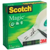 3M SCOTCH Duct tape 12 mm x 33 m Magic Tape 810