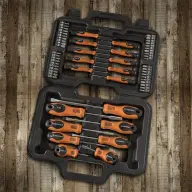 HANDY 58 pieces screwdriver stock briefcase (10742)