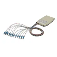 DIGITUS A-96933-02-UPC Professional Splice cassette with 12 pigtails pre-assembled LC OS2