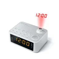 MUSE M-178PW Radio Alarmuhr Weiß