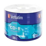 VERBATIM CD-R 52x 50kom Extra Protection zsugor fóliás