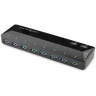 STARTECH 10-Port USB 3.0 Hub with Charge and Sync Ports