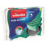 VILEDA Pure Active dishwashing sponge 2 pcs