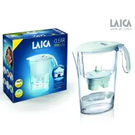 LAICA Clear Line water filter jug white + 1 pcs Bi-Flux universal filter cartridge
