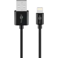 GOOBAY USB Lightning Punjač / podatkovni kabel Crno 2m 72906