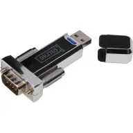 DIGITUS USB Soros Átalakító Fekete-Ezüst 5cm DA-70155-1
