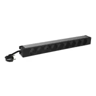 LEGRAND 646812 19"/1U 3m 9 podloška zemlju razdelnik