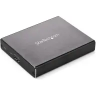 STARTECH SM22BU31C3R - Dual-Slot Drive Enclosure for M.2 NGFF SATA SSDs - USB 3.1 (10Gbps) - RAID