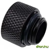 ALPHACOOL 17254 Eiszapfen extension G1/4 outer thread to G1/4 inner thread - black