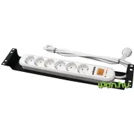 CONTEG de rețea splitter 19" 6xSchuko DP-RP-06-SCHUSP