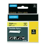 DYMO 18491 Rhino nylon label 19mm yellow