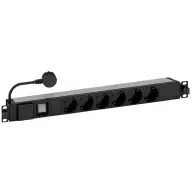 LEGRAND 646836 19" 1U razdelnik 6 podloška 3m višak napona zaštićeno