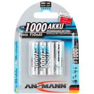 ANSMANN NiMH mikro ceruza akku (AAA) 1000mAh 4db