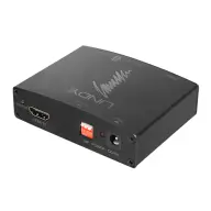 LINDY HDMI + Optikai Átalakító Fekete 5cm 38167