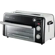 TEFAL TL 6008 kenyér pirító és mini sütő egyben fekete / matt alumínium