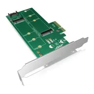 ICY BOX IB-PCI209 PCIe-Card 2x M.2 SSD to SATA III and PCIe 3.0 x4 Host