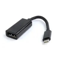 GEMBIRD USB 3.1 Type C DisplayPort transformator Crno 15cm A-CM-DPF-01