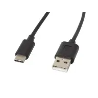 LANBERG USB 2.0 Type C Átalakító Fekete 1.8m CA-USBO-10CC-0018-BK