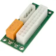 KOLINK ATX 24 pin Molex Táp Zöld 5cm KL-AC-2PSU