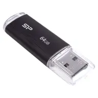 SILICON POWER Ultima U02 64GB USB 2.0 Fekete