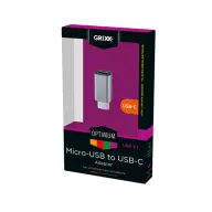 GRIXX Micro USB 3.0 Type C Converter Gray 5cm GROADCTOMUSB01