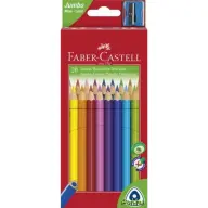 FABER-CASTELL Színes ceruza készlet háromszögletű Jumbo 20 különböző szín