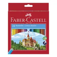 FABER-CASTELL Színes ceruza készlet hatszögletű Classic 24 különböző szín