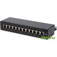 DIGITUS Desktop 12 Port Cat6A Patch Panel DN-91612SD-EA