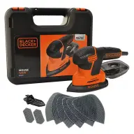 BLACK AND DECKER KA2500K Mouse emery 9 accessories carrying case