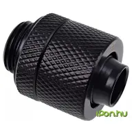 ALPHACOOL 17226 Eiszapfen 13/10mm compression fitting G1/4 - black